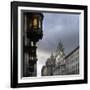 View of Royal Liver Building from India Building on Water Street, Liverpool, Merseyside, England-Paul McMullin-Framed Photo