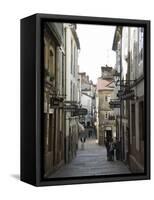 View of Rua Da Raina, Santiago De Compostela, Galicia, Spain-R H Productions-Framed Stretched Canvas