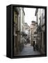 View of Rua Da Raina, Santiago De Compostela, Galicia, Spain-R H Productions-Framed Stretched Canvas