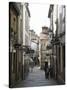 View of Rua Da Raina, Santiago De Compostela, Galicia, Spain-R H Productions-Stretched Canvas