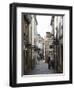 View of Rua Da Raina, Santiago De Compostela, Galicia, Spain-R H Productions-Framed Photographic Print