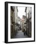 View of Rua Da Raina, Santiago De Compostela, Galicia, Spain-R H Productions-Framed Photographic Print