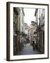 View of Rua Da Raina, Santiago De Compostela, Galicia, Spain-R H Productions-Framed Photographic Print