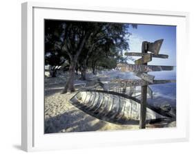 View of Rum Point on Grand Cayman, Cayman Islands, Caribbean-Robin Hill-Framed Photographic Print