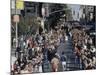 View of Runners Going North Up First Avenue in Manhattan During the 1977 NYC Marathon-null-Mounted Photographic Print