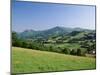 View of Rural Landscape, Pyrenees-Atlantiques, Pays-Basque, France-David Barnes-Mounted Photographic Print