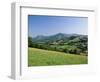 View of Rural Landscape, Pyrenees-Atlantiques, Pays-Basque, France-David Barnes-Framed Photographic Print