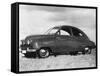 View of Saab 92-null-Framed Stretched Canvas