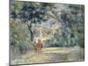 View of Sacre-Coeur Through Trees, Paris 1905-Pierre-Auguste Renoir-Mounted Giclee Print