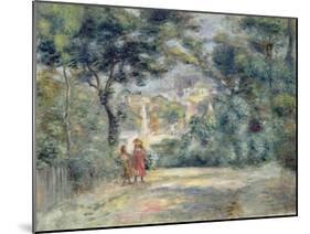 View of Sacre-Coeur Through Trees, Paris 1905-Pierre-Auguste Renoir-Mounted Giclee Print