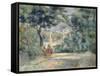 View of Sacre-Coeur Through Trees, Paris 1905-Pierre-Auguste Renoir-Framed Stretched Canvas