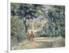 View of Sacre-Coeur Through Trees, Paris 1905-Pierre-Auguste Renoir-Framed Giclee Print