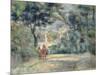 View of Sacre-Coeur Through Trees, Paris 1905-Pierre-Auguste Renoir-Mounted Giclee Print