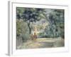 View of Sacre-Coeur Through Trees, Paris 1905-Pierre-Auguste Renoir-Framed Giclee Print