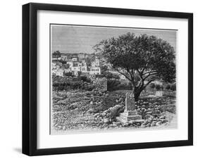 View of Safed, from 'La Syrie D'Aujourd'Hui. Voyages Dans La Phenicie, Le Liban Et La Judee.…-null-Framed Giclee Print