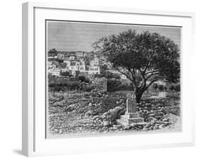 View of Safed, from 'La Syrie D'Aujourd'Hui. Voyages Dans La Phenicie, Le Liban Et La Judee.…-null-Framed Giclee Print