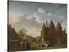 View of Saint Anthony Waag on the Current Nieuwmarkt in Amsterdam-Isaac Ouwater-Stretched Canvas