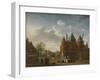 View of Saint Anthony Waag on the Current Nieuwmarkt in Amsterdam-Isaac Ouwater-Framed Art Print