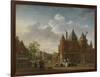 View of Saint Anthony Waag on the Current Nieuwmarkt in Amsterdam-Isaac Ouwater-Framed Art Print