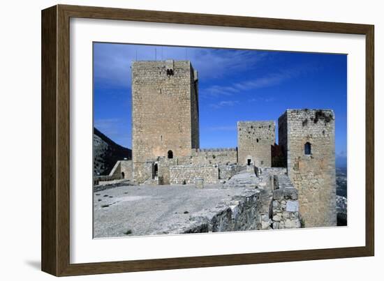 View of Saint Catalina's Castle, Jaen, Andalusia, Spain, 13th-14th Century-null-Framed Giclee Print