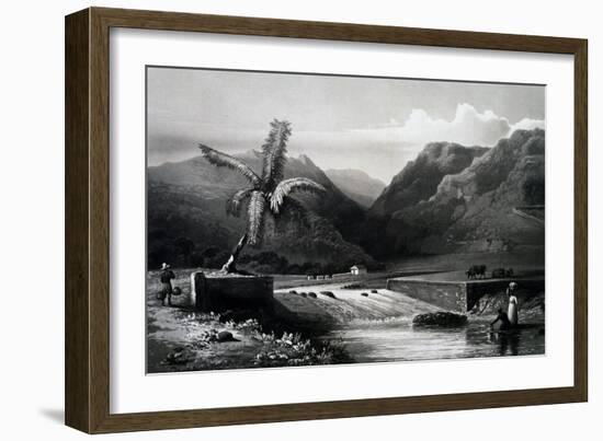 View of Saint-Denis, Reunion Island-Cyrille Pierre Theodore Laplace-Framed Giclee Print