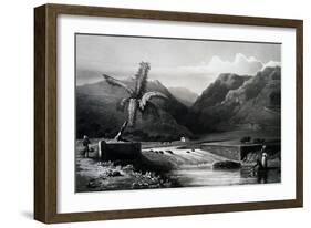 View of Saint-Denis, Reunion Island-Cyrille Pierre Theodore Laplace-Framed Giclee Print