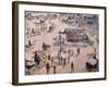 View of Saint-Lazare Square with Horse-Drawn Vehicle 1893-Canaletto-Framed Giclee Print