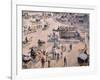 View of Saint-Lazare Square with Horse-Drawn Vehicle 1893-Canaletto-Framed Giclee Print