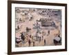 View of Saint-Lazare Square with Horse-Drawn Vehicle 1893-Canaletto-Framed Giclee Print