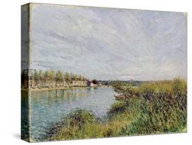 View of Saint-Mammes, C.1880-Alfred Sisley-Stretched Canvas