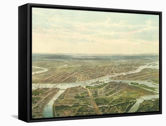 View of Saint Petersburg, 1870-null-Framed Stretched Canvas