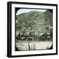 View of Sainte-Enimie (Lozère, France), Circa 1890-1895-Leon, Levy et Fils-Framed Photographic Print