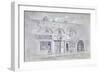 View of Salem Chapel and a Tobacconists in Fitzroy Square, London, 1853-null-Framed Giclee Print