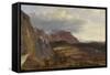 View of Saleve, near Geneva, 1834-Theodore Rousseau-Framed Stretched Canvas