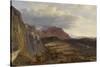 View of Saleve, near Geneva, 1834-Theodore Rousseau-Stretched Canvas