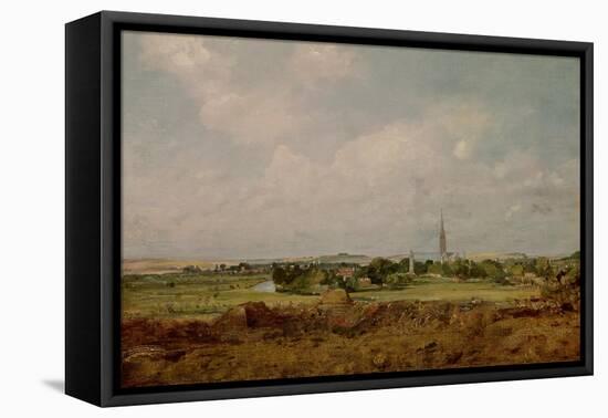 View of Salisbury-John Constable-Framed Stretched Canvas