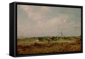 View of Salisbury-John Constable-Framed Stretched Canvas