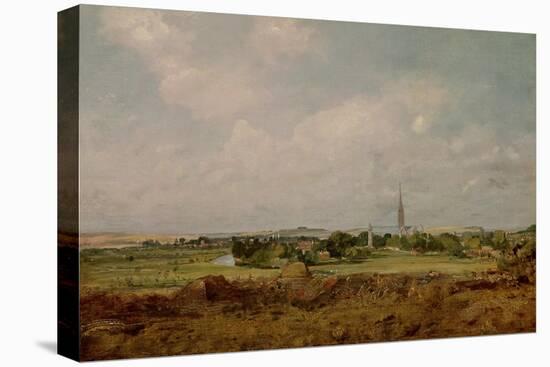 View of Salisbury-John Constable-Stretched Canvas