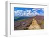 View of Salt Cellar Rock Formation near Ladybower Reservoir, Peak District National Park-Frank Fell-Framed Photographic Print