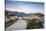 View of Salzach River and Hohensalzburg Castle above The Old City, Salzburg, Austria, Europe-Jane Sweeney-Stretched Canvas