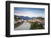 View of Salzach River and Hohensalzburg Castle above The Old City, Salzburg, Austria, Europe-Jane Sweeney-Framed Photographic Print