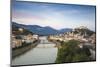 View of Salzach River and Hohensalzburg Castle above The Old City, Salzburg, Austria, Europe-Jane Sweeney-Mounted Photographic Print