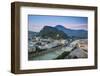 View of Salzach River with The Old City to the right and the New City to the left, Salzburg, Austri-Jane Sweeney-Framed Photographic Print