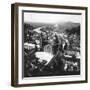 View of Salzburg from the Hohensalzburg Fortress, Salzburg, Austria, C1900-Wurthle & Sons-Framed Photographic Print