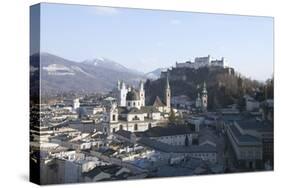 View of Salzburg from the Monchsberg, Salzburg, Austria-Robert Harding-Stretched Canvas