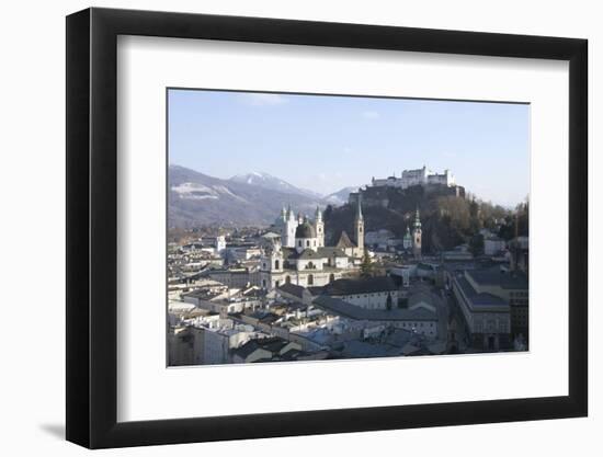 View of Salzburg from the Monchsberg, Salzburg, Austria-Robert Harding-Framed Photographic Print