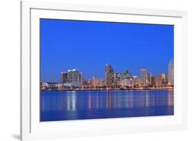 View of San Diego Skyline from Coronado Island, California, USA-Stuart Westmorland-Framed Premium Photographic Print