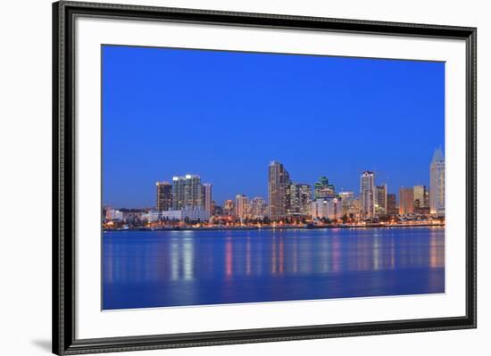 View of San Diego Skyline from Coronado Island, California, USA-Stuart Westmorland-Framed Premium Photographic Print