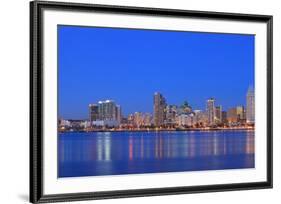 View of San Diego Skyline from Coronado Island, California, USA-Stuart Westmorland-Framed Premium Photographic Print