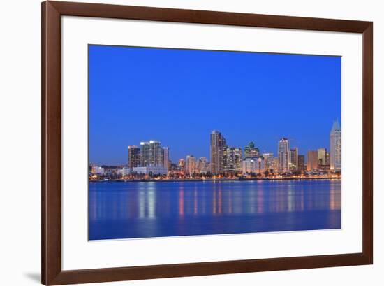 View of San Diego Skyline from Coronado Island, California, USA-Stuart Westmorland-Framed Premium Photographic Print